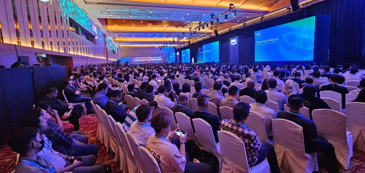 Check-in at AWS Cloud Day Malaysia, run on AnnexHub